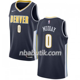 NBA Mænd Trøje Denver Nuggets Emmanuel Mudiay 0 Nike 2017-18 Navy Swingman